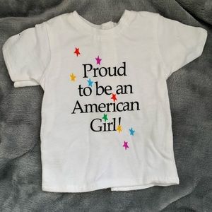 EUC “Proud to be an American Girl” Doll Shirts